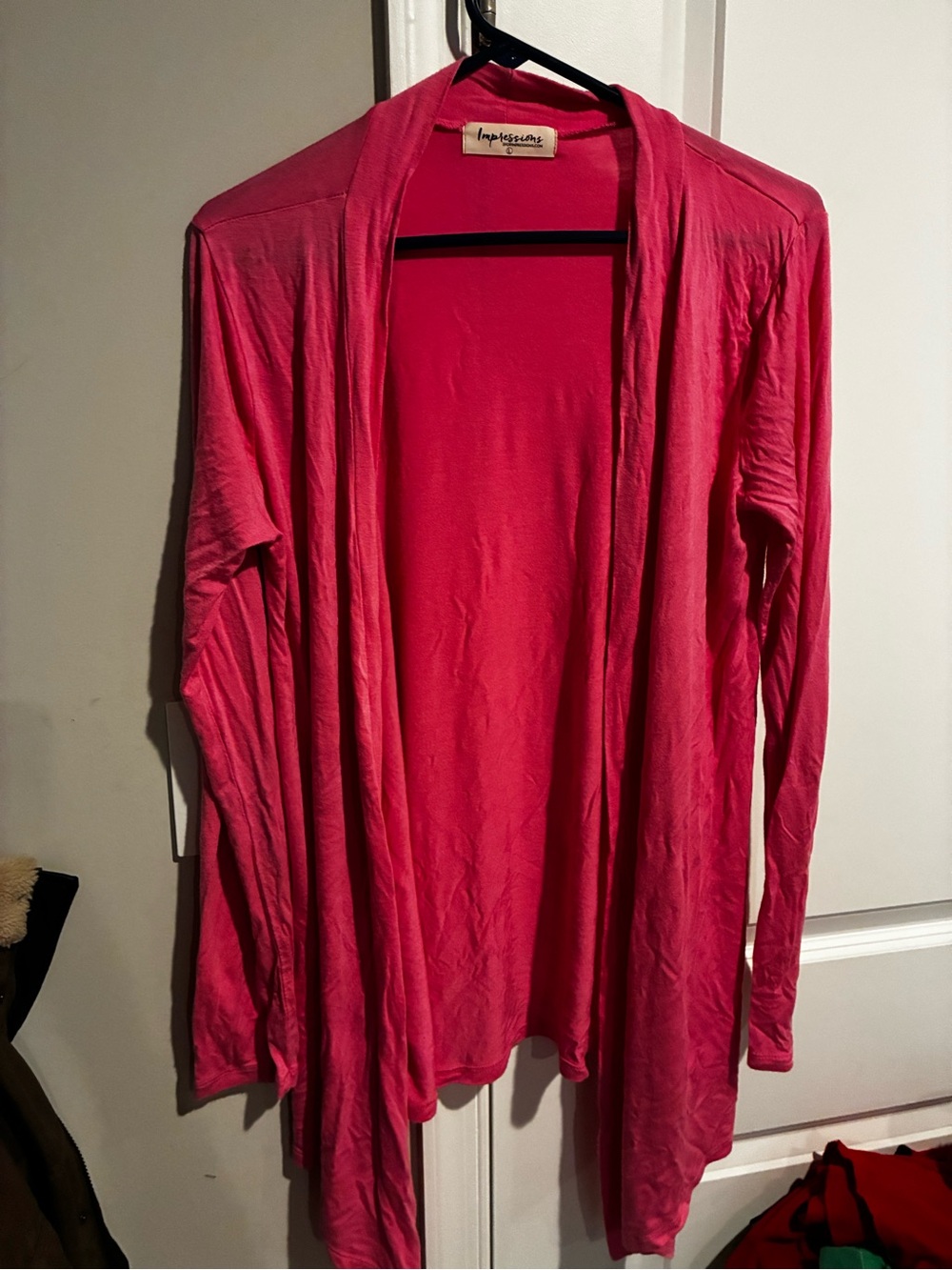 Impressions Open-Front Women's Blouse
